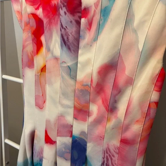 Calvin Klein Vibrant Floral Midi Dress - Picture 7 of 13